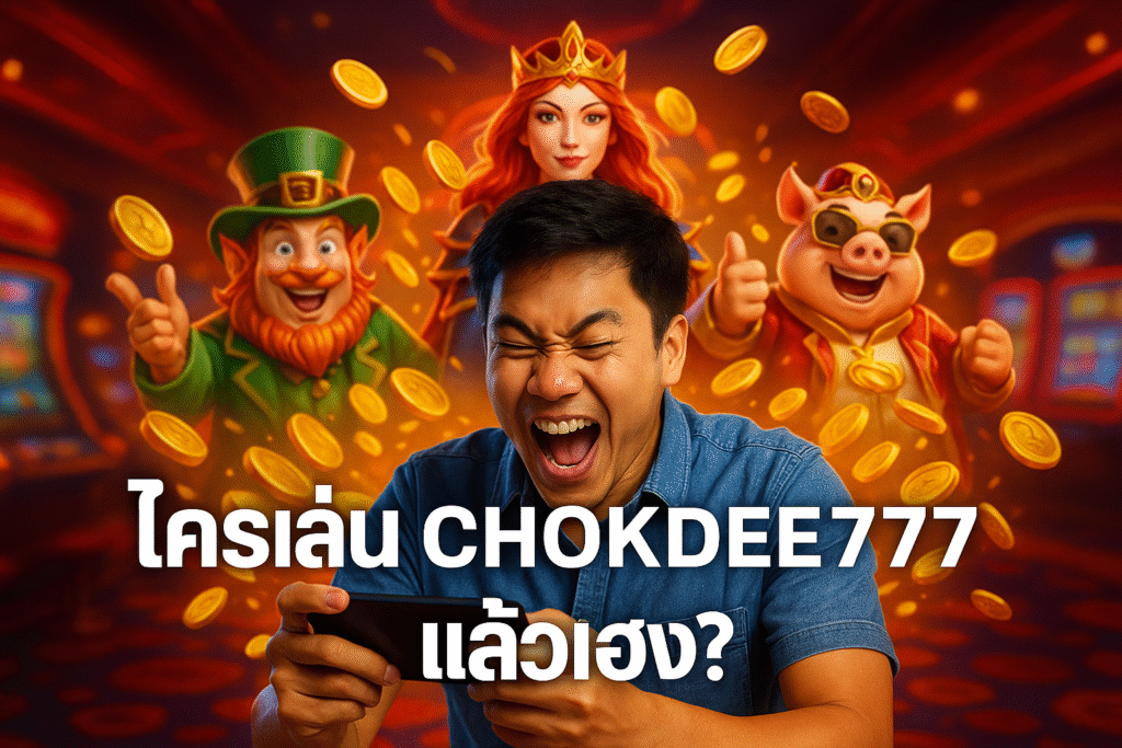 ใครเล่น CHOKDEE777 แล้วเฮง?