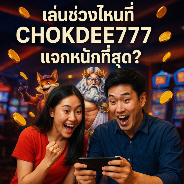 เล่นช่วงไหนที่ CHOKDEE777 แจกหนักที่สุด?