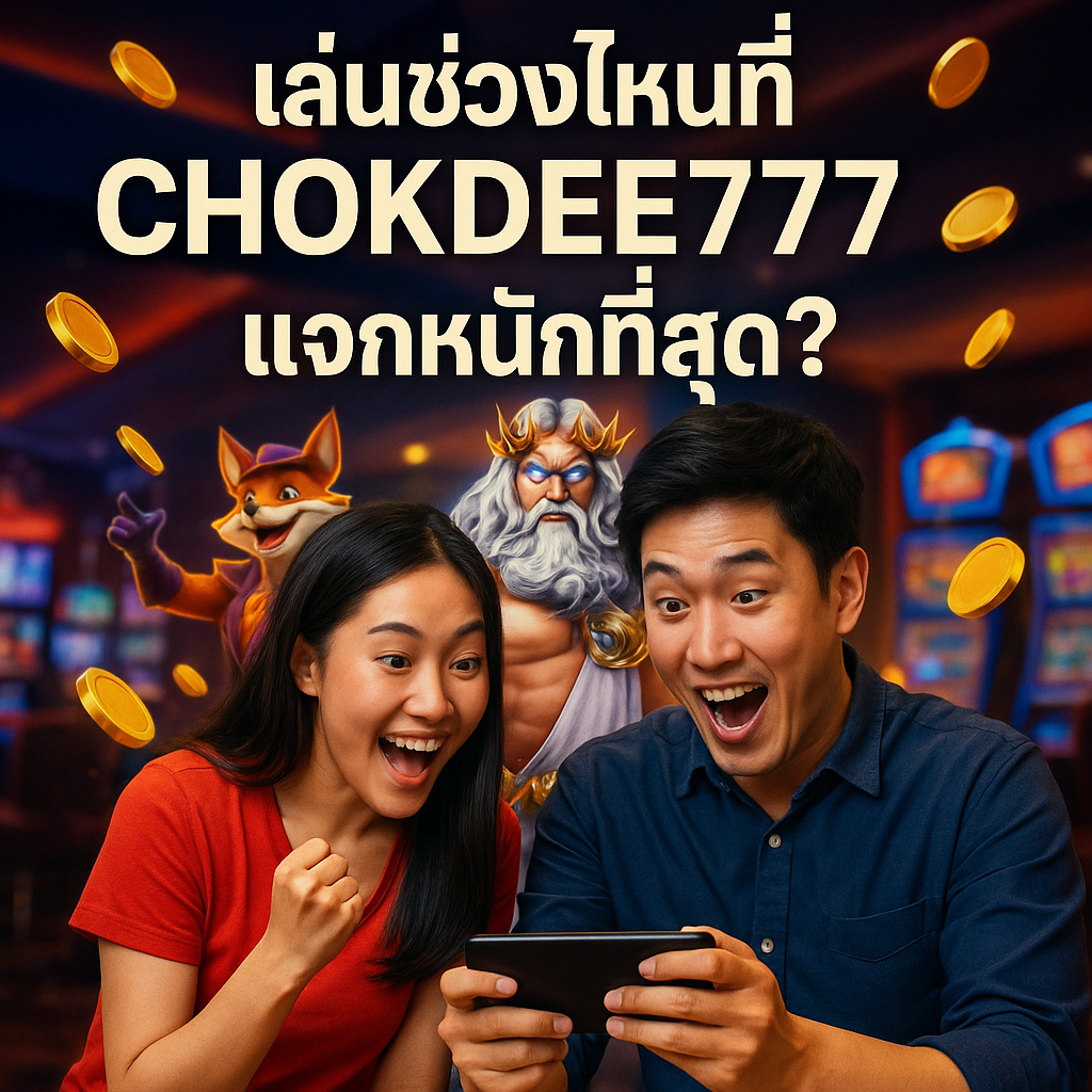 เล่นช่วงไหนที่ CHOKDEE777 แจกหนักที่สุด?