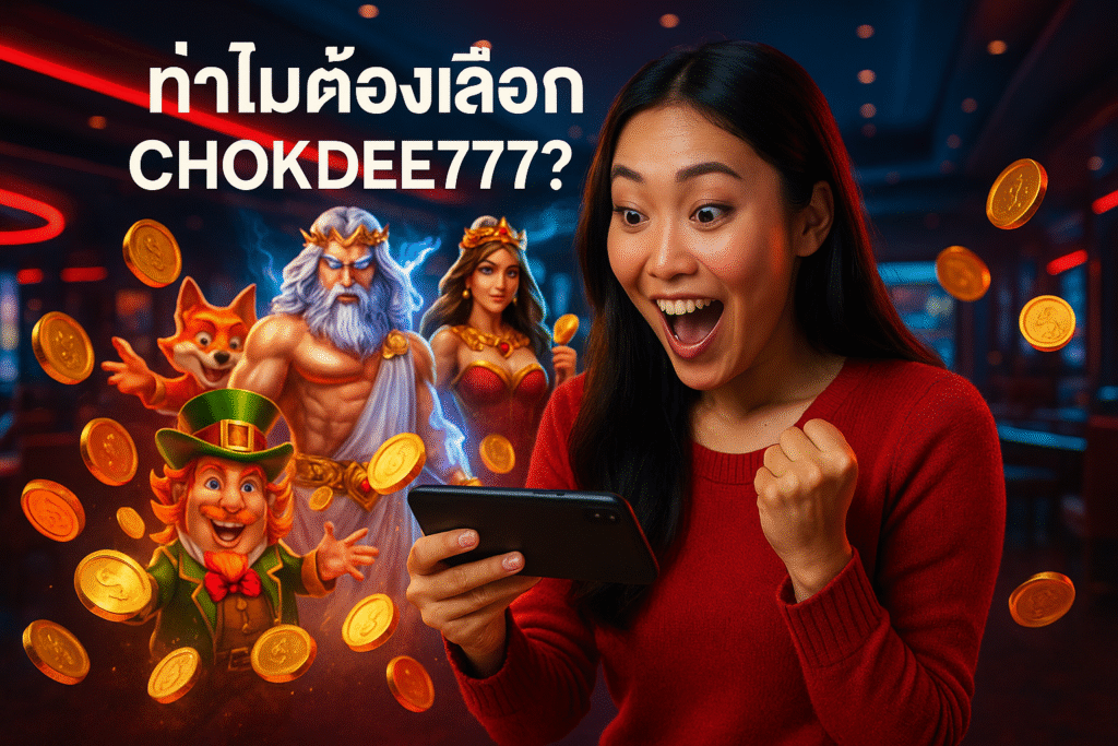 ทำไมต้องเลือก CHOKDEE777?