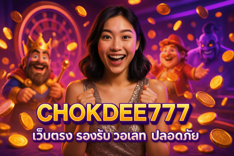 CHOKDEE777 เว็บตรง รองรับ วอเลท ปลอดภัย