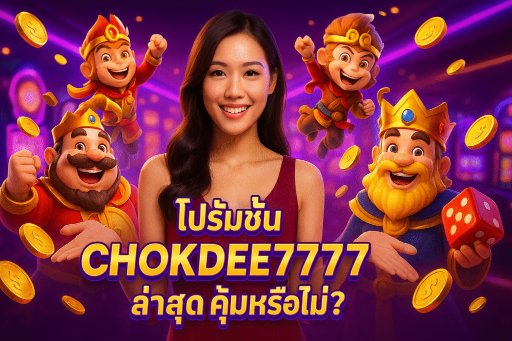 โปรโมชั่น CHOKDEE777 ล่าสุด คุ้มหรือไม่?