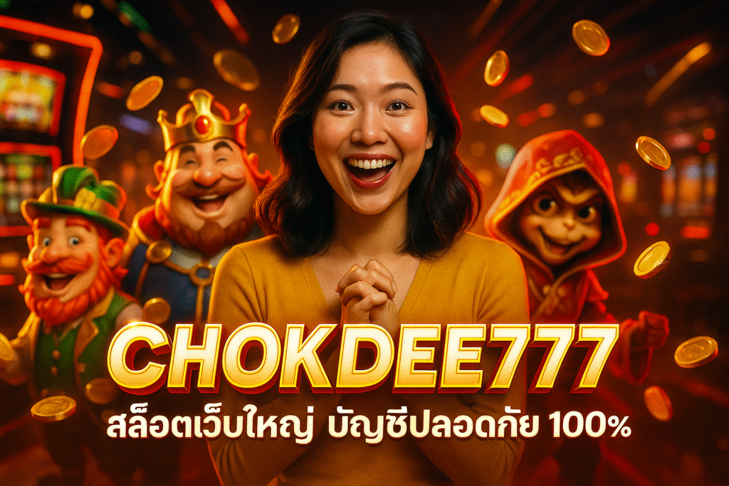 CHOKDEE777 สล็อตเว็บใหญ่ บัญชีปลอดภัย 100%